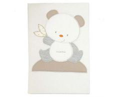 Andy & Helen 2/501cd03 _ P Decke Wiege bestickt Piquet, creme