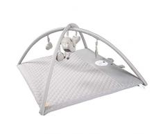 roba Krabbeldecke „roba style“, mit abnehmbaren Spielbogen mit 5 Spielelementen „Sammy“, verwendbar als Wickelauflage 85x75 cm, grau Spieldecke