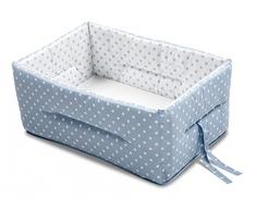 ITALBABY Bebe Dotted Kinderbett Reduzierstück, hellblau