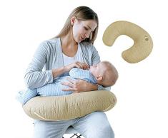 Sei Design Stillkissen ergonomisch | Lagerungskissen | Baby-Nest und Sitzhilfe mit hochwertigem 100% Baumwoll-Bezug. Schadstofffrei - nach ÖKO TEX Standard 100 Klasse 1