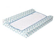Funny Baby Wickelauflage Chevron 53 x 80 cm, blau