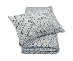 Pepi Leti 685843715887 Blaue Lichtung Premium Hochwertige Kinderbettwäsche, mehrfarbig