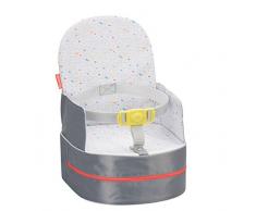 Badabulle Sitzerhöhung, für unterwegs und für Stuhl, als Rucksack tragbar, grau, 10 cm