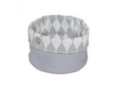 Jollein Wickelunterlagenbezug Basket Mini Waffle Grau Korb Mini Waffle Grau