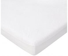 Matratzenschoner aus Frottee mit Bambus-Viskosefasern für Babybett, skalierbar, 90 x 140 cm