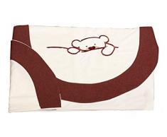 Babyline 001018021 Bettwäsche-Set für Auto, Unisex, Schokoladenbraun