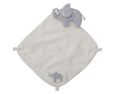 Rätt Start Jersey Kuscheldecke Elefant, grau, mehrfarbig