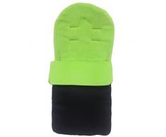 Fußsack/COSY TOES kompatibel mit Obaby Atlas Chase Zezu Tour Monty Twin Kinderwagen lime