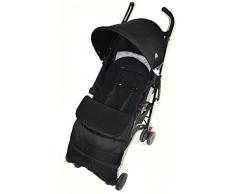Fußsack/COSY TOES kompatibel mit Maclaren Volo Kinderwagen black jack