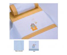 Duffi Baby 1240-12 Kinderbett mit Eichhörnchen, 50/50% Baumwolle