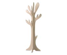 pirulos 82000000 Garderobe Dekoration 120 cm, Farbe leinen