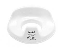 bébé-jou 6039105 Toilettensitz de luxe Lucky Quotes, weiß
