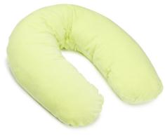 Julius Zöllner 382-4661-04 - Stillkissen Banane Nicki Hohlfaser uni lindgrün, Größe: circa 190 cm (Außenmaß)