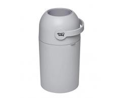 Vital Baby WIndelentsorgungssystem mit hygienischem Geruchsverschluss, kein Nachfüllen, geruchsfrei, Windeleimer, grau, für bis zu 25 Windeln, geeignet für Einweg- und Mehrwegwindeln