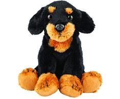 Suki Gifts 12130 Naturgetreuer Dackel Hund Kuscheltier, mehrfarbig