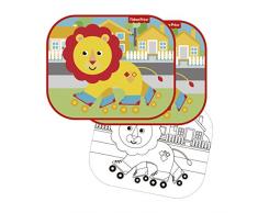 Fisher-Price Fp10168 Autofenster Sonnenschirm (2 Stück) Löwen-Designs, Mehrfarbig - Elemed