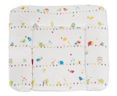 roba Folien Wickelauflage Waldhochzeit, weiche Wickelunterlage 85x75 cm, Baby Wickeltischauflage aus phtalatfreier Folie