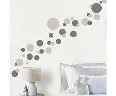 Wandaufkleber für Mädchenzimmer, gepunktet