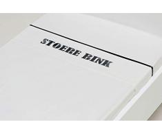 Briljant Baby - Laken für ein Wiege, Kinderwagen oder Babybett Bink - 75 x 100 cm grau - hochwertige qualität