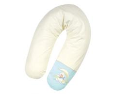 Julius Zöllner 4610419100 - Quacks-Versteckspiel Stillkissen Banane mit Hohlfaser mit Applikation, circa 190 cm (Außenmaß)