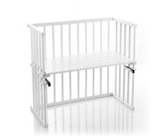 babybay Midi Beistellbett, weiß lackiert