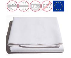 Wasserdichte und atmungsaktive Betteinlage aus Baumwolle von MOTHERHOOD - 120x65cm mit Befestigungsgummis