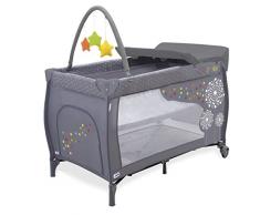 asalvo 12609 Reisebett Mix Plus Löwenzahn, grau