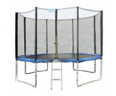 Songmics 305 cm Sports Trampolin Gartentrampoline Komplettset mit Sicherheitsnetz Randabdeckung
