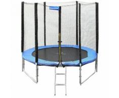 Songmics Trampolin Gartentrampolin inkl. Sicherheitsnetz Leiter 366 cm STR124