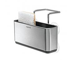 Simplehuman Waschbecken Caddy Küchenutensilienhalter gebürsteter Edehlstahl