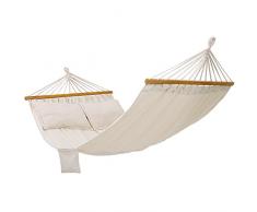 SONGMICS Hängematte Outdoor Mehrpersonen, Stabhängematte, tragbar und atmungsaktiv, 210 x 150 cm, TÜV Rheinland, 300 kg statische Belastbarkeit, für Outdoor Garten GDC22M