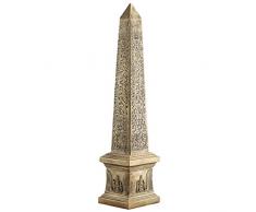 Design Toscano Goldener Obelisk des alten Ägyptens, Statue