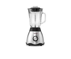 Gastroback 40999 Vital Mixer, Standmixer, Smoothiemaker, gebürstetes Edelstahlgehäuse, 1.5 L, Schwarz, Edelstahl