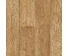 Bodenbelag PVC Vinyl Dielenoptik Auslegware Stabparkett Eiche 450 x 200 cm. Weitere Farben und Größen verfügbar