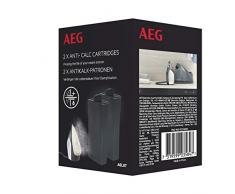 AEG AEL07 Anti-Kalk-Patronen für Dampfbügelstation ST7 und ST8 (Vorbeugung von Verkalkung, hocheffiziente Filtration, Filterwechsel, Zubehör Bügelstation, einfache Handhabung, 2 Stück, schwarz)