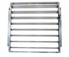 Palram Gewächshaus Zubehör breitstrahlendes Aluminiumraster Seite Fenster – Silber