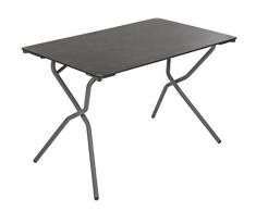 Lafuma Rechteckiger Gartentisch, für 4 Personen, Klappbar, Wetterfest, vulkan (meliert), 110 x 68 cm