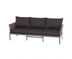 Siena Garden Carim Lounge 3er Sofa, Graphit