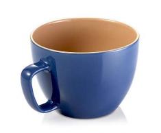 Extra Jumbo Tasse 860 ml Creme Shine, Blau