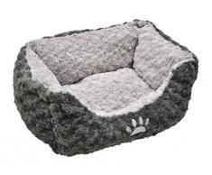 VADIGRAN Korb Fleece Modern grau 60 x 48 cm