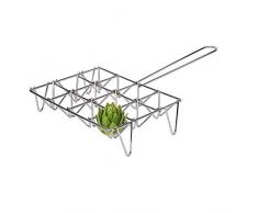 Sauvic Grillrost, Silber, 24,5 x 50 x 8,5 cm, 02620