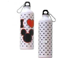 Disney Mickey Heart Aluminum Water Bottle by Disney