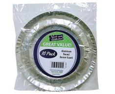 Nicole Home Collection 8603 Schutzgitter für Gasbrenner, rund, Aluminium, 10 Stück, silberfarben