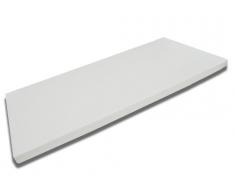 FMP Matratzenmanufaktur 42-0006,viscoelastische Matratzenauflage, Visco-Topper, weiÃ, 160 x 200 x 8 cm