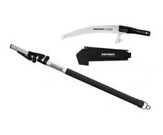 Berger ArboRapid Astsäge Set mit kompakter, 2-teiliger ArboRapid Teleskopstange und ArboRapid Aufsatzsäge 33 cm inkl. Sägetasche