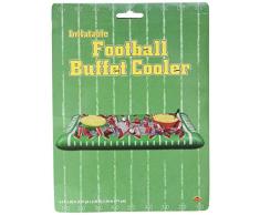 Beistle 54253 1-Pack Inflatable Football Buffet Cooler for Parties, 28-Inch Width by 4-Feet 5-3/4-Inch Length
