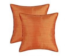 CaliTime Kissenbezüge, Kissenhülle 2 Stück Kissen Werfen Kissen Abdeckungen Fälle Schutz Muscheln zum Couch Sofa Schlafzimmer Zuhause Weihnachten Dekor (45cm X 45cm)