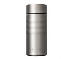 Kyocera TWIST TOP - isolierte Trinkflasche mit keramischer Innenbeschichtung | schadstoff-frei | auslaufsicher | leicht | stylisch | edelstahl, 350 ml