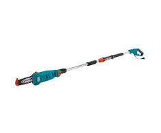 Gardena Teleskop-Hochentaster TCS Li-720/20: Elektrische Astsäge mit 720 W und 20 cm Schwertlänge, abwinkelbarer Kopf, Schneideanschlag, bis 4.40 m Reichweite, inkl. Tragegurt (8868-20)
