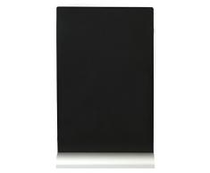 Securit Silhouette A4 Tisch Kreidetafel -Schwarz